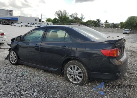 2009 Toyota Corolla Base from USA, damaged, VIN 2T1BU40E19C109179